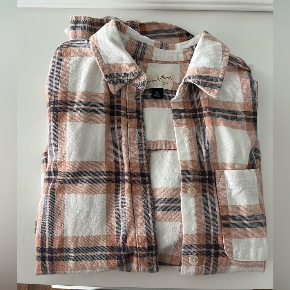 Pink Target Flannel